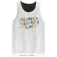 Mamas Midnight Kiss Retro Blue And Gold Mesh Reversible Basketball Jersey Tank