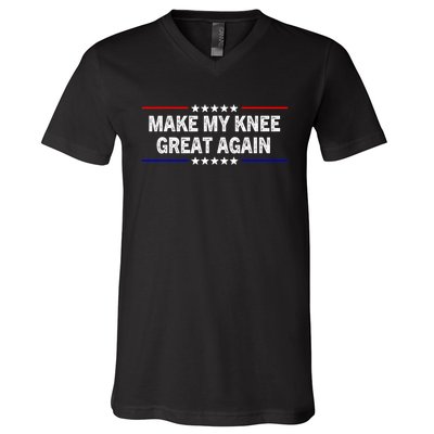 Make My Knee Great Again V-Neck T-Shirt