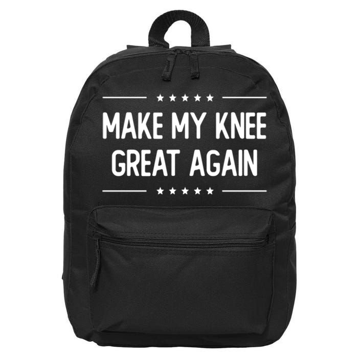 Make My Knee Great Again 16 in Basic Backpack