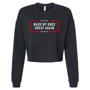 Make My Knee Great Again Cropped Pullover Crew