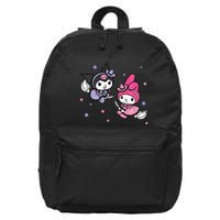 My Melody Kuromi Little Witches Halloween Premium 16 in Basic Backpack
