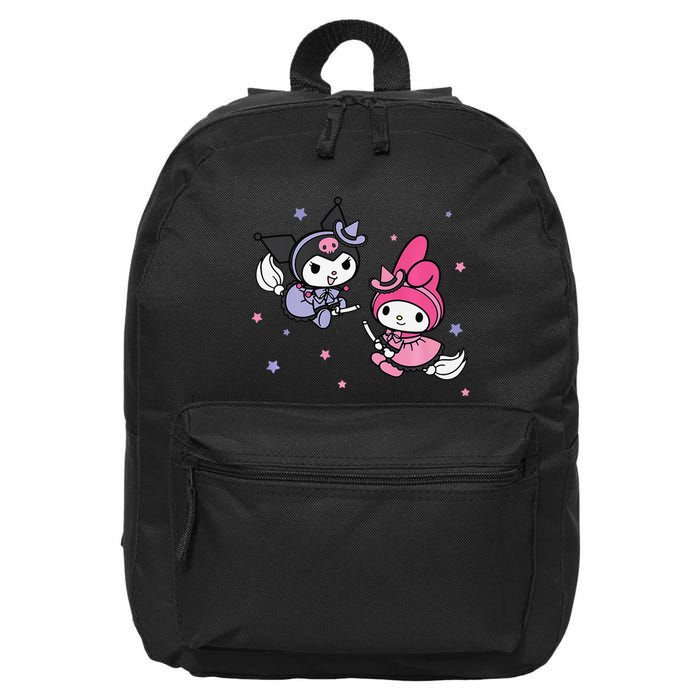 My Melody Kuromi Little Witches Halloween Premium 16 in Basic Backpack