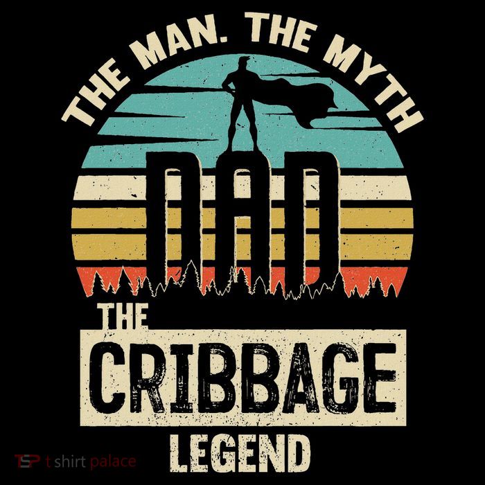Man Myth Legend Dad Cribbage Doggie Tank