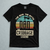 Man Myth Legend Dad Cribbage T-Shirt