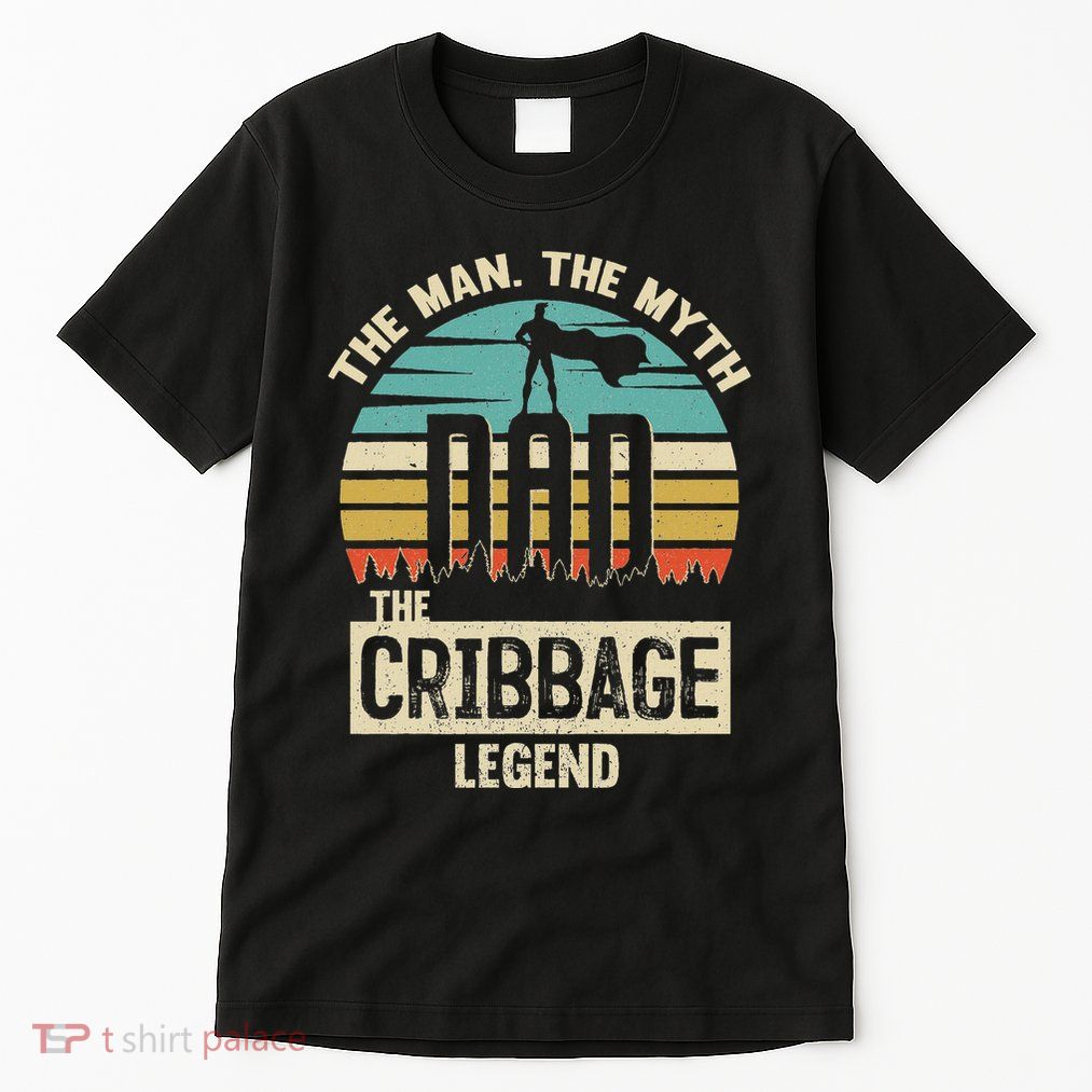 Man Myth Legend Dad Cribbage Tall T-Shirt