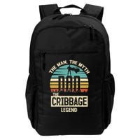 Man Myth Legend Dad Cribbage Backpack