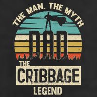Man Myth Legend Dad Cribbage 25L Jumbo Tote
