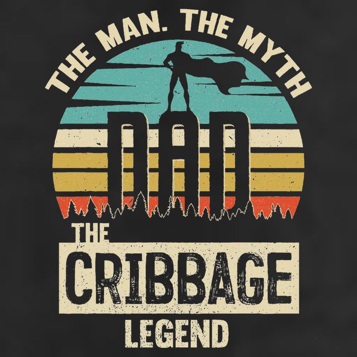 Man Myth Legend Dad Cribbage 25L Jumbo Tote