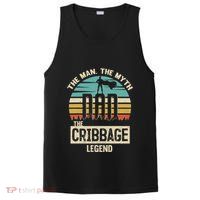 Man Myth Legend Dad Cribbage PosiCharge Competitor Tank