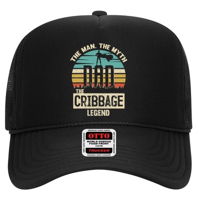 Man Myth Legend Dad Cribbage Trucker Hat