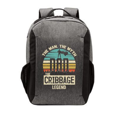 Man Myth Legend Dad Cribbage Vector Backpack