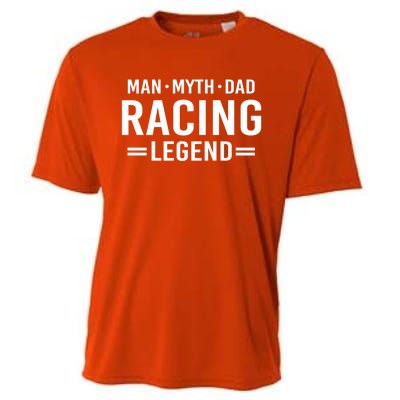 Man Myth Legend Dad Auto Car Racing Gift Cooling Performance Crew T-Shirt