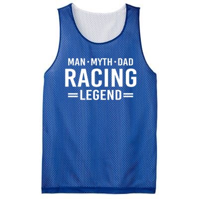 Man Myth Legend Dad Auto Car Racing Gift Mesh Reversible Basketball Jersey Tank