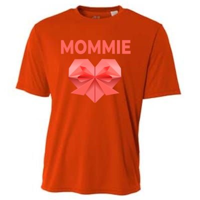 Mommie Mom Love Mommy Heart Thank You Mother's Day Gift Cooling Performance Crew T-Shirt