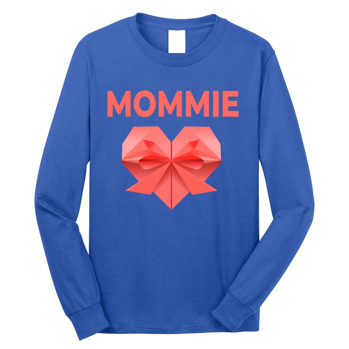 Mommie Mom Love Mommy Heart Thank You Mother's Day Gift Long Sleeve Shirt