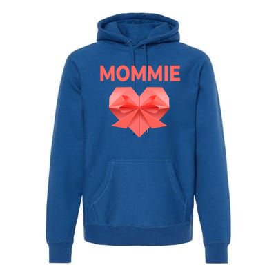 Mommie Mom Love Mommy Heart Thank You Mother's Day Gift Premium Hoodie