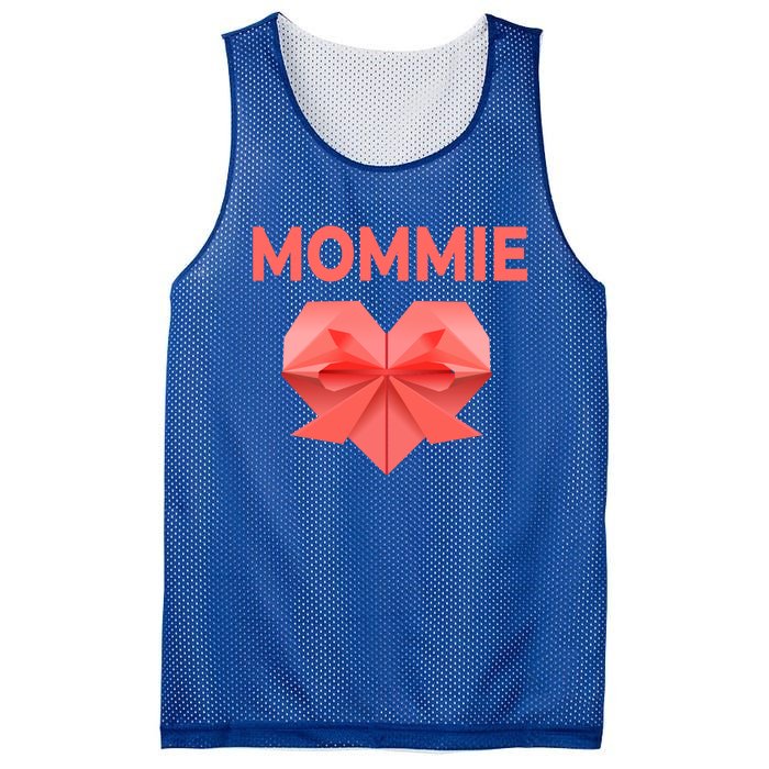 Mommie Mom Love Mommy Heart Thank You Mother's Day Gift Mesh Reversible Basketball Jersey Tank