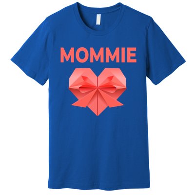 Mommie Mom Love Mommy Heart Thank You Mother's Day Gift Premium T-Shirt