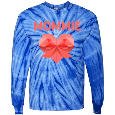 Mommie Mom Love Mommy Heart Thank You Mother's Day Gift Tie-Dye Long Sleeve Shirt