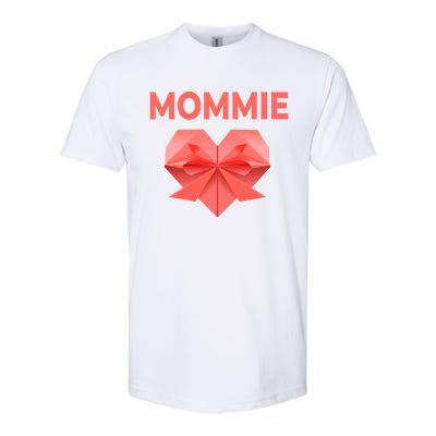 Mommie Mom Love Mommy Heart Thank You Mother's Day Gift Softstyle CVC T-Shirt