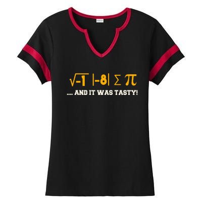 Mathematics Maths Lovers Teachers Students Ladies Halftime Notch Neck Tee