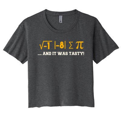 Mathematics Maths Lovers Teachers Students Women's Crop Top Tee