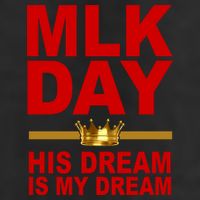 MLK Martin Luther King Jr. His Dream Is My Dream 7 Panel Mesh Trucker Snapback Hat