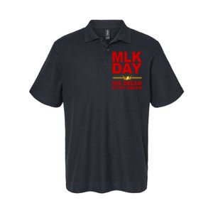 MLK Martin Luther King Jr. His Dream Is My Dream Softstyle Adult Sport Polo