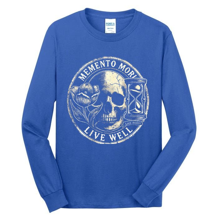 Memento Mori Live Well Tall Long Sleeve T-Shirt