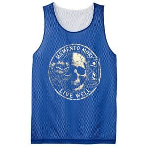 Memento Mori Live Well Mesh Reversible Basketball Jersey Tank