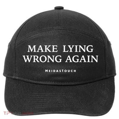Meidastouch Make Lying Wrong Again 7-Panel Snapback Hat