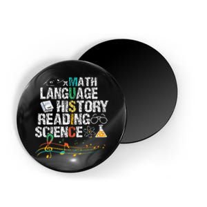 Music Math Language History Reading Science Magnet