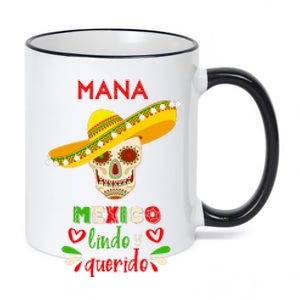 Mana mexico lindo y querido 11oz Black Color Changing Mug