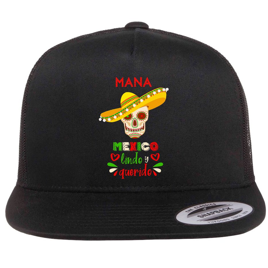 Mana mexico lindo y querido Flat Bill Trucker Hat