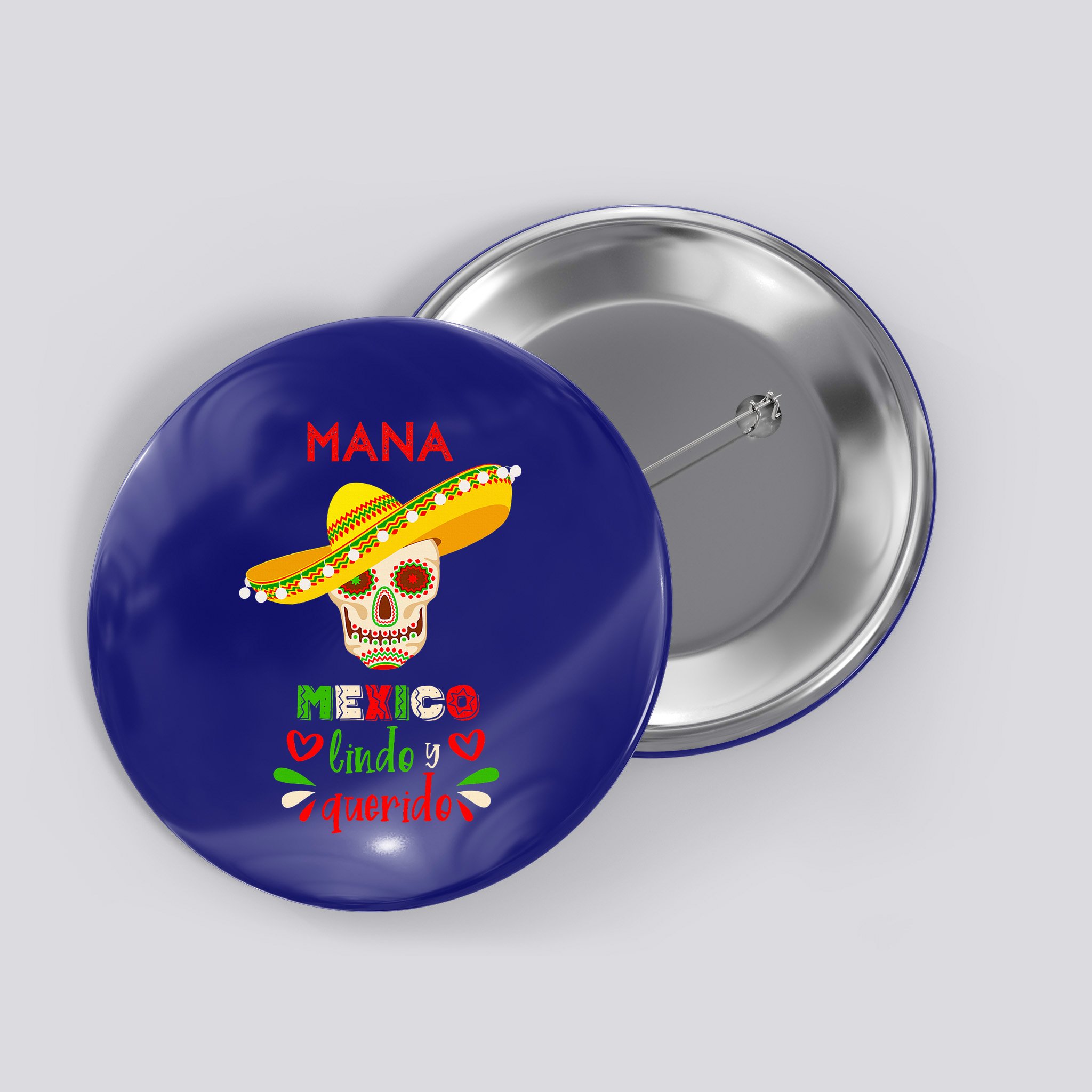 Mana mexico lindo y querido Button