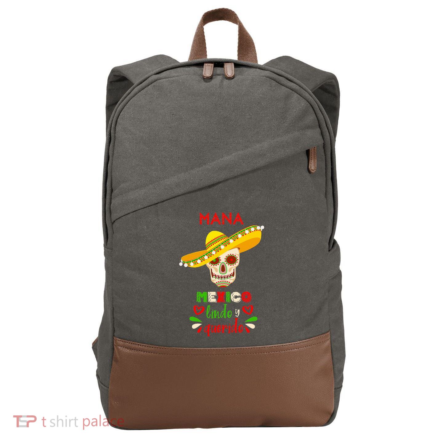 Mana mexico lindo y querido Cotton Canvas Backpack