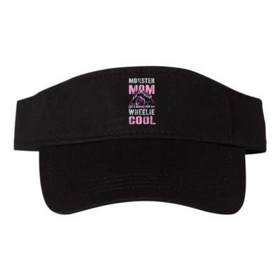 Monster Mom Like Normal Mama But Wheelie Cool Valucap Bio-Washed Visor