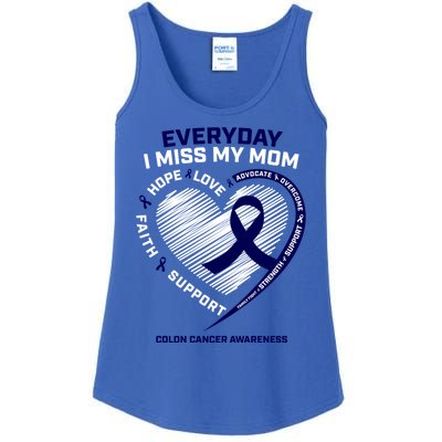 Miss My Loving Memory Mom Colon Cancer Awareness Gift Ladies Essential Tank