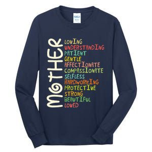 Mother Meaning Love Mom Mothers Day Tall Long Sleeve T-Shirt