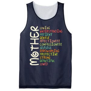 Mother Meaning Love Mom Mothers Day Mesh Reversible Basketball Jersey Tank