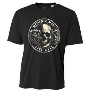 Memento Mori Live Well Cooling Performance Crew T-Shirt