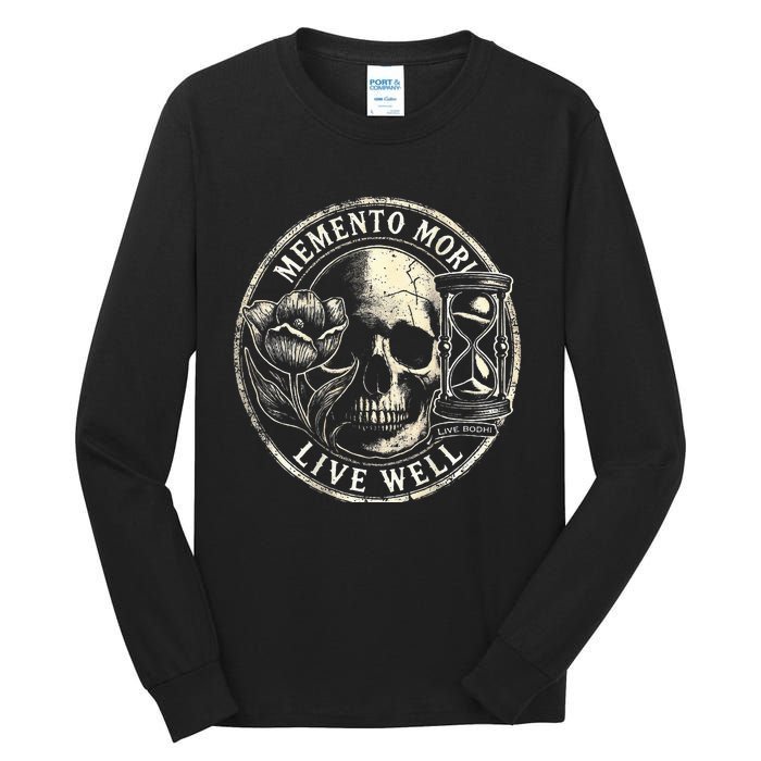 Memento Mori Live Well Tall Long Sleeve T-Shirt