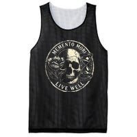 Memento Mori Live Well Mesh Reversible Basketball Jersey Tank