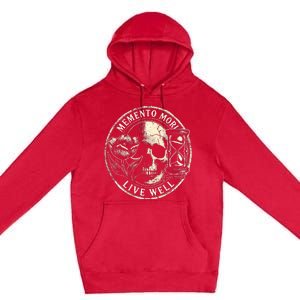 Memento Mori Live Well Premium Pullover Hoodie