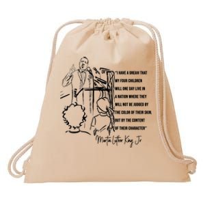 Motivational Martin Luther King DayI Have A Dream Mlk Day Drawstring Bag