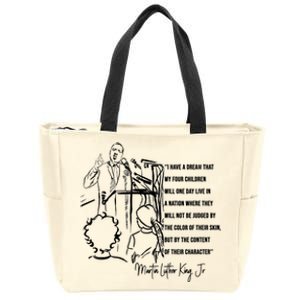 Motivational Martin Luther King DayI Have A Dream Mlk Day Zip Tote Bag