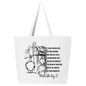 Motivational Martin Luther King DayI Have A Dream Mlk Day 25L Jumbo Tote