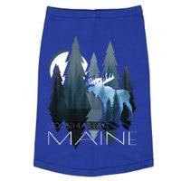 Maine Moosehead Lake Piscataquis Moose In Forest Doggie Tank