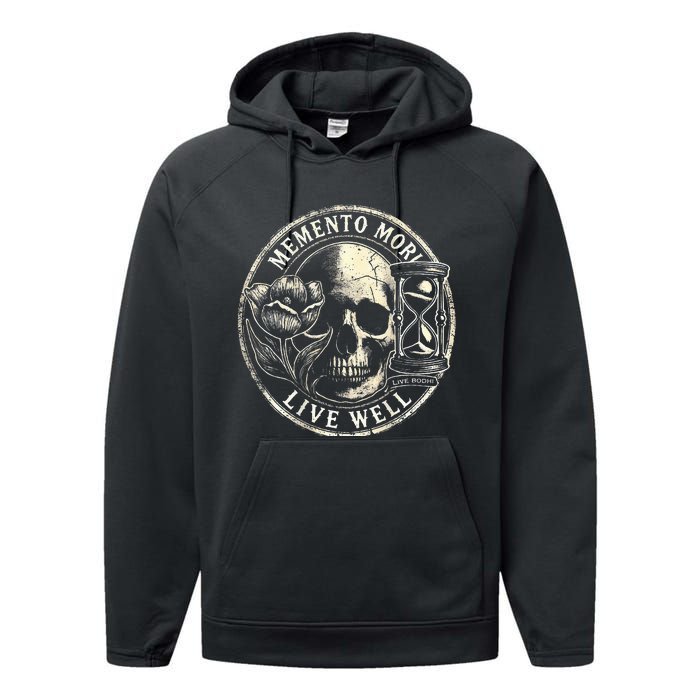 Memento Mori Live Well Performance Fleece Hoodie