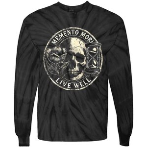 Memento Mori Live Well Tie-Dye Long Sleeve Shirt